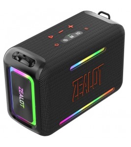 ZEALOT S95 120W High Power TWS Bluetooth Speaker HiFi Stereo Sound Portable Subwoofer - Black