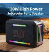 ZEALOT S95 120W High Power TWS Bluetooth Speaker HiFi Stereo Sound Portable Subwoofer - Black