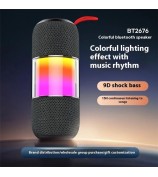 BT2676 PLUS Waterproof Bluetooth 5.3 Outdoor Speaker with Dual 10W Drivers and Powerful Bass