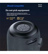 BT2676 PLUS Waterproof Bluetooth 5.3 Outdoor Speaker with Dual 10W Drivers and Powerful Bass
