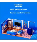 Bulk in Buy BT2931 Waterproof Bluetooth 5.3 Outdoor Speaker with Dual 10W Drivers and Powerful Bass - Blue