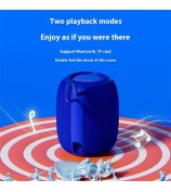 Bulk in Buy BT2931 Waterproof Bluetooth 5.3 Outdoor Speaker with Dual 10W Drivers and Powerful Bass - Blue