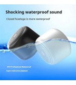 BT2602 Portable Wireless Bluetooth Speaker Outdoor Waterproof Mini Music Subwoofer - Black