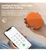 BT2107 Bluetooth Speaker Deep Bass Wireless Speakers Built-In Mic 1m Waterproof for Outdoor Cycling - Orange