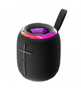 HOPESTAR P35 MINI Portable Bluetooth Speaker IPX7 Waterproof Audio Player Color Lights Wireless 10W Speaker - Black
