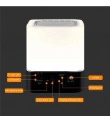 Bluetooth Audio Speaker HiFi Portable Mini Speaker Subwoofer Support Touch Control Lights / TF Card