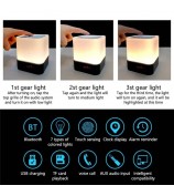 Bluetooth Audio Speaker HiFi Portable Mini Speaker Subwoofer Support Touch Control Lights / TF Card