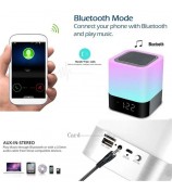 Bluetooth Audio Speaker HiFi Portable Mini Speaker Subwoofer Support Touch Control Lights / TF Card