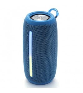 T&G TG-663 Portable Bluetooth Speaker FM Radio Wireless Music Subwoofer Support TF / U-disk - Blue