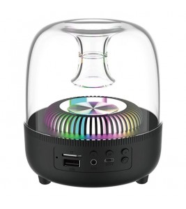 DEVIA Smart Series EM046 Crystal Bluetooth Speaker RGB Light HiFi Sound Wireless Music Subwoofer (I-M2)