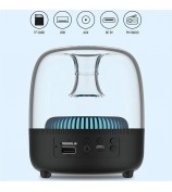 DEVIA Smart Series EM046 Crystal Bluetooth Speaker RGB Light HiFi Sound Wireless Music Subwoofer (I-M2)