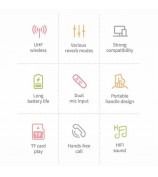 C20 Plus Home Karaoke Wireless Bluetooth Speaker Support TF Card, with Microphone - Beige