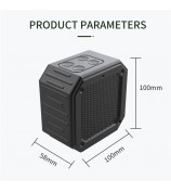 CYBORIS X1S Magnetic Bluetooth Speaker for Golf Cart Waterproof Subwoofer Built-In Mic
