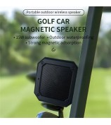 CYBORIS X1S Magnetic Bluetooth Speaker for Golf Cart Waterproof Subwoofer Built-In Mic