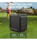 CYBORIS X1S Magnetic Bluetooth Speaker for Golf Cart Waterproof Subwoofer Built-In Mic