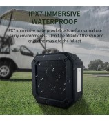 CYBORIS X1S Magnetic Bluetooth Speaker for Golf Cart Waterproof Subwoofer Built-In Mic