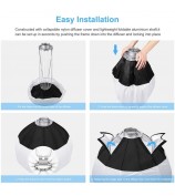 PULUZ PKT3105 Photography Studio Video Light with 2.8m Light Stand and Softbox Kit Set - AU Plug