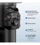 TOKQI M02 Intelligent Face Tracking Anti-Shake Gimbal Phone Holder Live Streaming Tripod Handheld Stabilizer