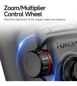 TOKQI M02 Intelligent Face Tracking Anti-Shake Gimbal Phone Holder Live Streaming Tripod Handheld Stabilizer