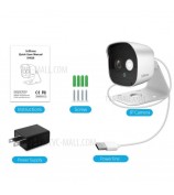 SRIHOME SH029 3MP WiFi IP Camera 1296P Indoor 3X Digital Zoom Night Color Wireless H.264 P2P Security CCTV Camera - EU Plug