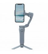 L7B Pro 3-Axis Gimbal Smartphone Stabilizer Foldable Tripod Stand Phone Gimbal with 360-Degree Face Tracking Function - Grey