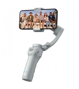 M01 Handheld Gimbal Stabilizer Anti-Shake 3-Axis Cell Phone Stabilizer with Fill Light, Face Follow Photography for Live Streaming