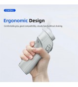 M01 Handheld Gimbal Stabilizer Anti-Shake 3-Axis Cell Phone Stabilizer with Fill Light, Face Follow Photography for Live Streaming