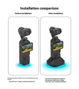 BRDRC Desktop Mount Stand for DJI Osmo Pocket 3 Stable Holder for Live Streaming