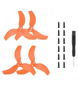 BRDRC 2 Pairs for DJI Avata 2 PC Propellers Drone Replacement Parts - Orange