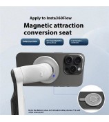 BRDRC For Insta360 Flow Handle Gimbal Magnetic Phone Bracket Compatible with MagSafe Adapter