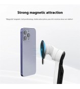 BRDRC For Insta360 Flow Handle Gimbal Magnetic Phone Bracket Compatible with MagSafe Adapter