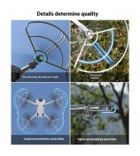 BRDRC For DJI Mini 4 Pro Propeller Protector Ring Drone Blade Guard Protective Cover