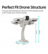 SUNNYLIFE NE-ZJ866 For DJI Neo Plastic Desktop Support Rack Drone Display Stand