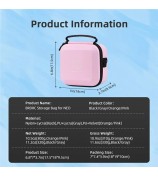 BRDRC For DJI Neo Drone Carrying Case Portable Storage Bag with Shoulder Strap - Pink