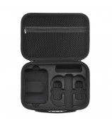 BRDRC For DJI Neo Drone Carrying Case PU Leather Compact Storage Bag with Should Strap - Black