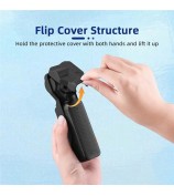 BRDRC For DJI Osmo Pocket 3 Gimbal Protector Screen Lens Cover Protective Hard Case - Black