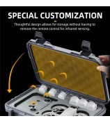 BRDRC For DJI Neo Drone Carrying Case Waterproof Hard Travel Case with Should Strap - Grey