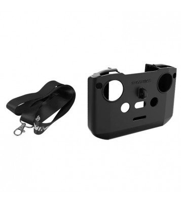 SUNNYLIFE For RC-N3 / 2 / 1 Remote Controller Silicone Protective Cover with Neck Strap - Black