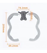 STARTRC 1144758 For DJI Avata 2 Anti-Collision Drone Propeller Guard Plastic Protection Rings with Light