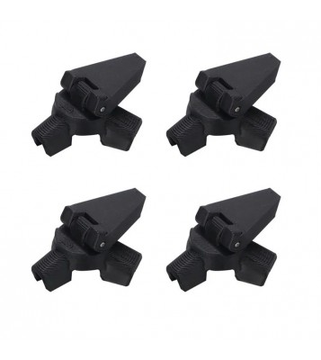 CQT 4Pcs / Set For DJI Neo Extended Height Stand Foldable Drone Landing Gear - Black