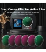 BRDRC ND8PL / ND16PL / ND32L / ND64PL Filter Kit for DJI Osmo Action 5 Pro / 4 / 3 Sports Camera Filters