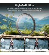 BRDRC ND8PL / ND16PL / ND32L / ND64PL Filter Kit for DJI Osmo Action 5 Pro / 4 / 3 Sports Camera Filters