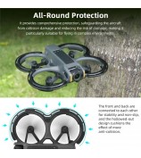 BRDRC Propeller Guard Protector for DJI Avata 2 Drone Protective Bumper Anti-Collision Accessories - Black