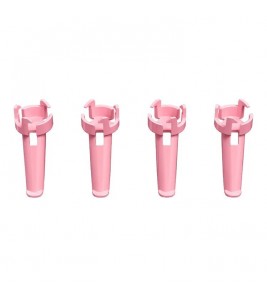 BRDRC 4Pcs / Set For DJI Neo Drone Landing Gears Quick Release ABS Extension Legs Kit - Pink