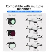 BRDRC ND8PL+ND16PL+ND32PL+ND64PL Filter Kit for DJI Mini 4K / Mini SE / Mini 2 / Mini 1 RC Drone Filters