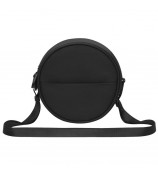 BRDRC For DJI Neo Transparent Window Waterproof PU Leather Round Crossbody Bag