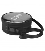 BRDRC For DJI Neo Transparent Window Waterproof PU Leather Round Crossbody Bag