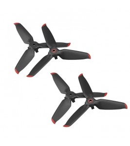 2 Pairs EWB8424_2 Replacement Propeller for DJI FPV Combo Drone Accessories - Red Edge