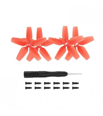 2 Pairs 2925S For DJI Avata Colorful Propeller Blade Lightweight Drone Accessories with Tool - Red