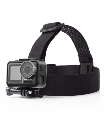 BRDRC DJI-6014 For Osmo Action Camera Adjustable Head Strap Anti-slip Fixing Band Headband